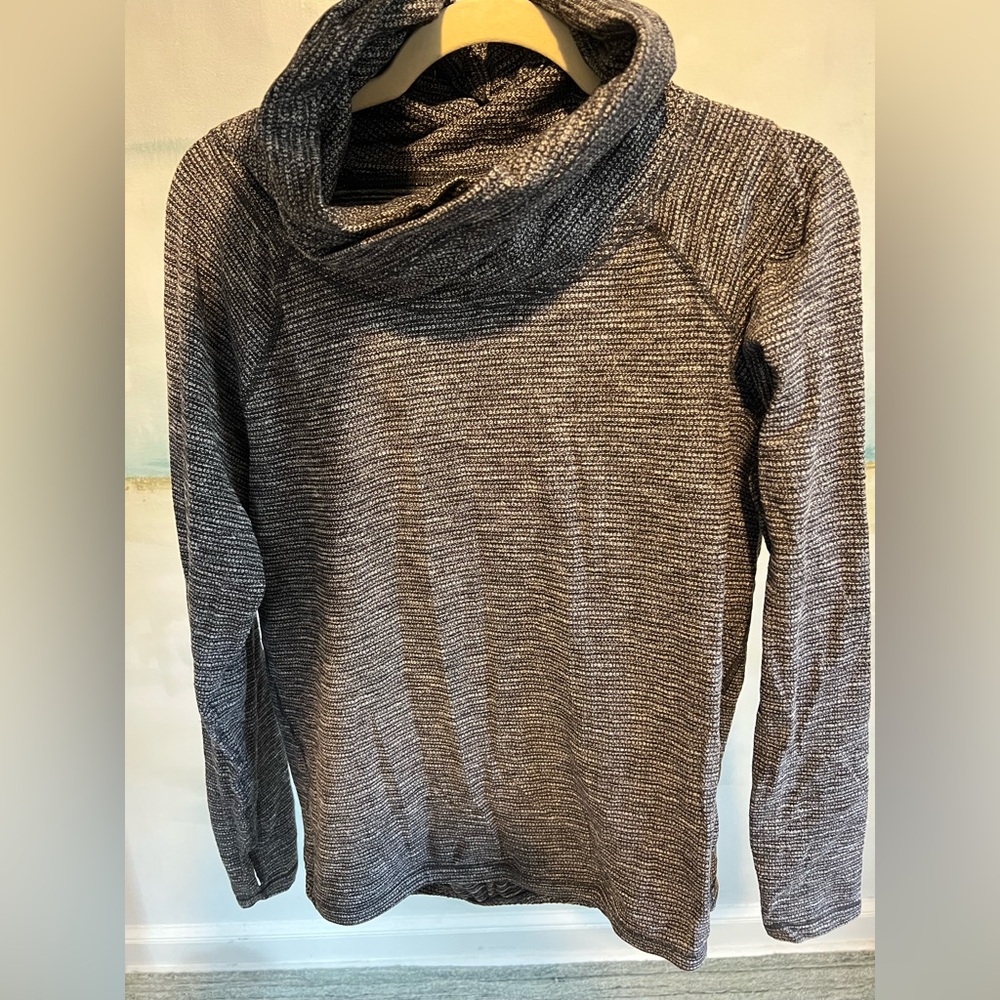 lululemon athletica Charcoal Cowl Neck Sweater